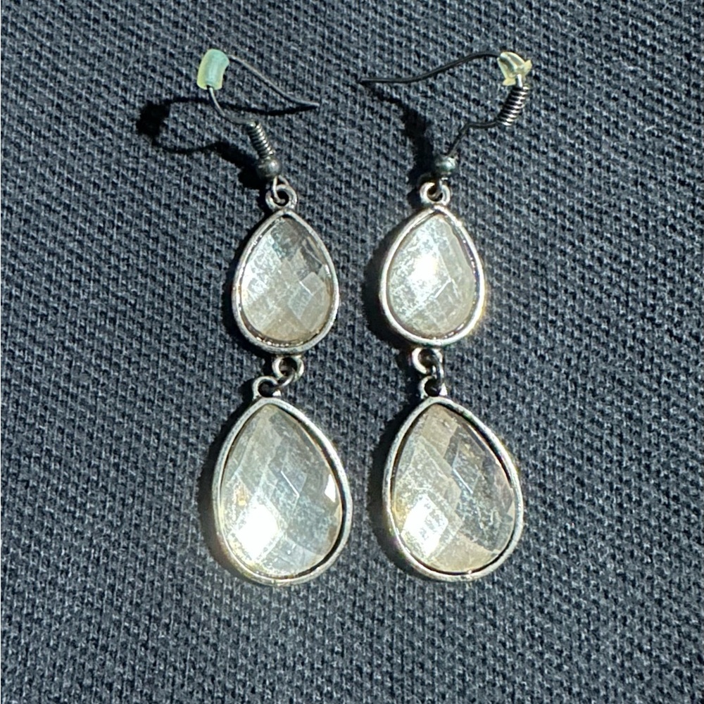 Elegant Silver Drop Earrings